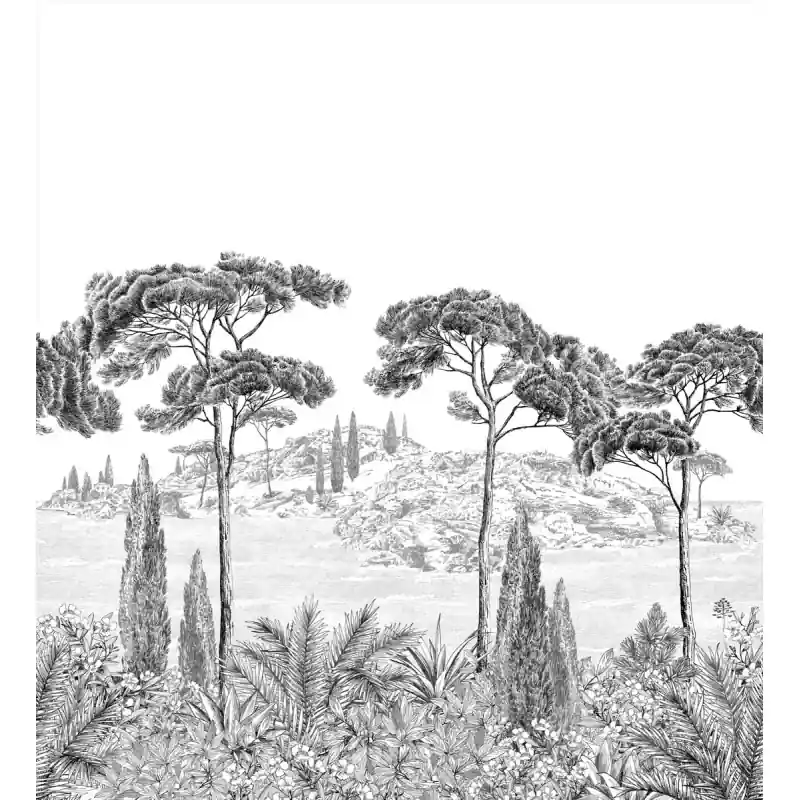 Günstig Panoramatapete Péninsule Isidore Leroy