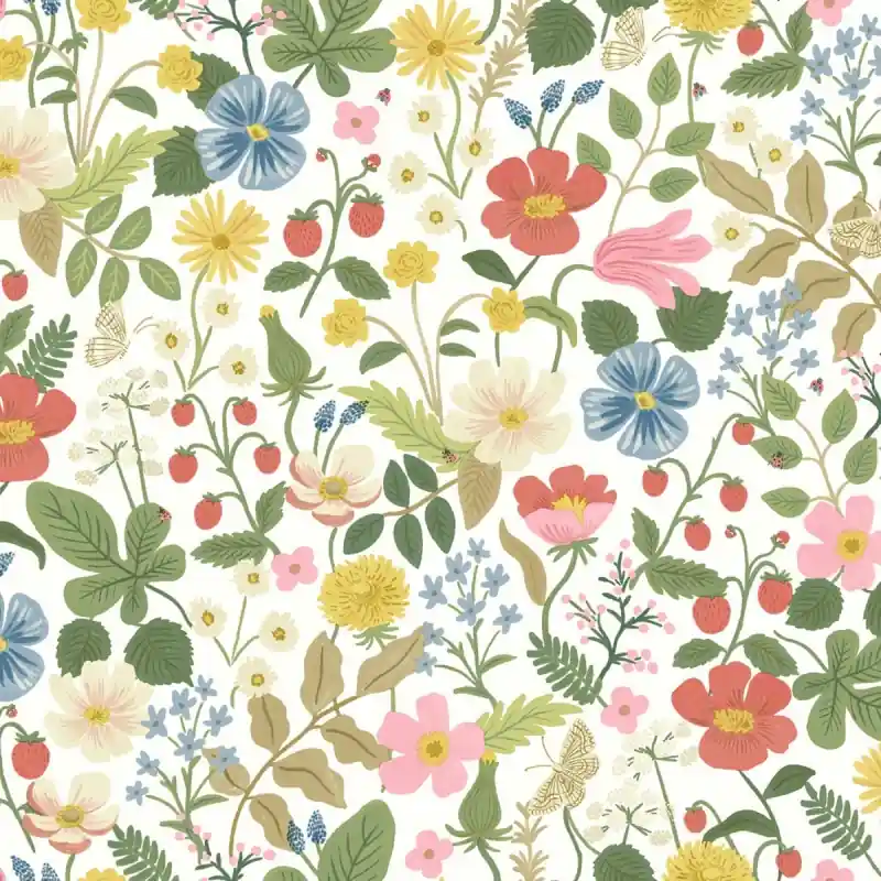 Abverkauf Tapete Strawberry Fields Rifle Paper Co.