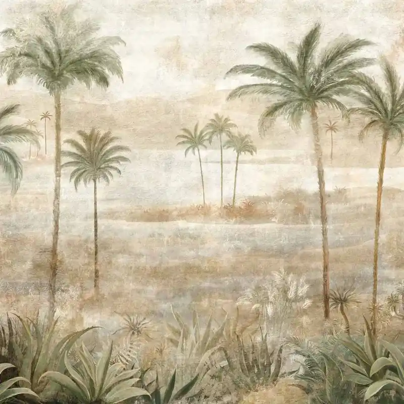 Panoramatapete Draa Palms Coordonné Neu