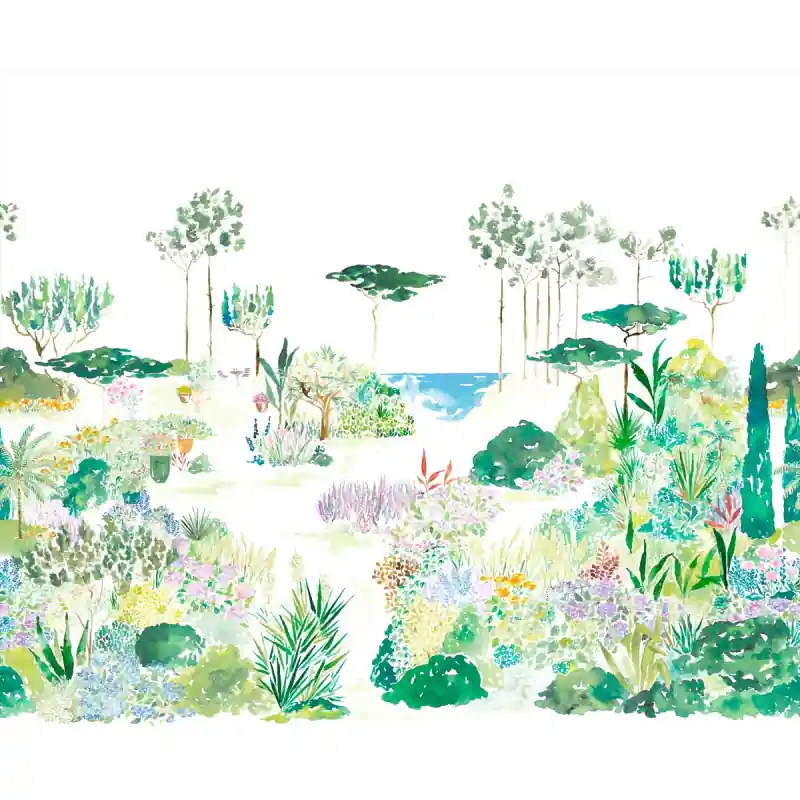Geprüft Panoramatapete Jardin de France Isidore Leroy