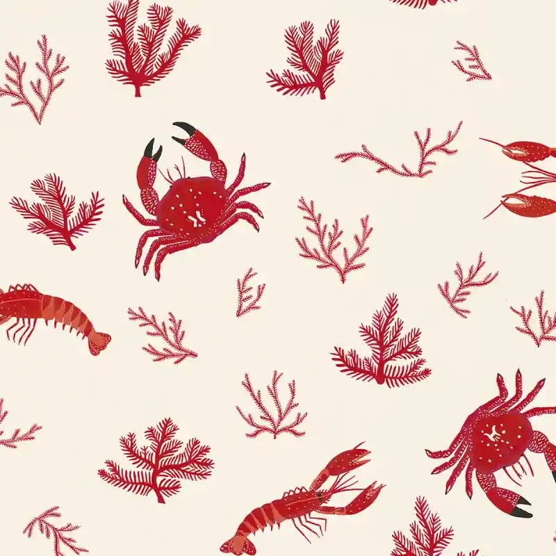 Top-Seller Tapete Crustaceos Coordonné