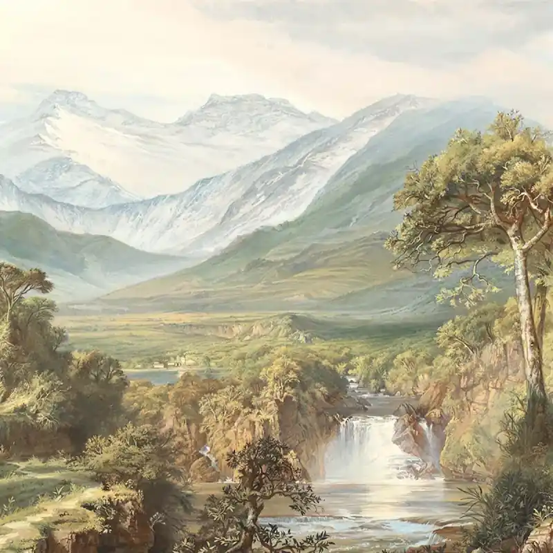 Panoramatapete La Cordillère Les Dominotiers Mega-Angebot
