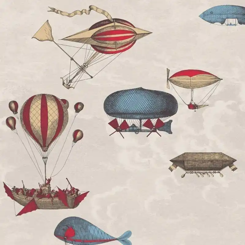 Wochenendangebot Panoramatapete Macchine Volanti Fornasetti Cole and Son