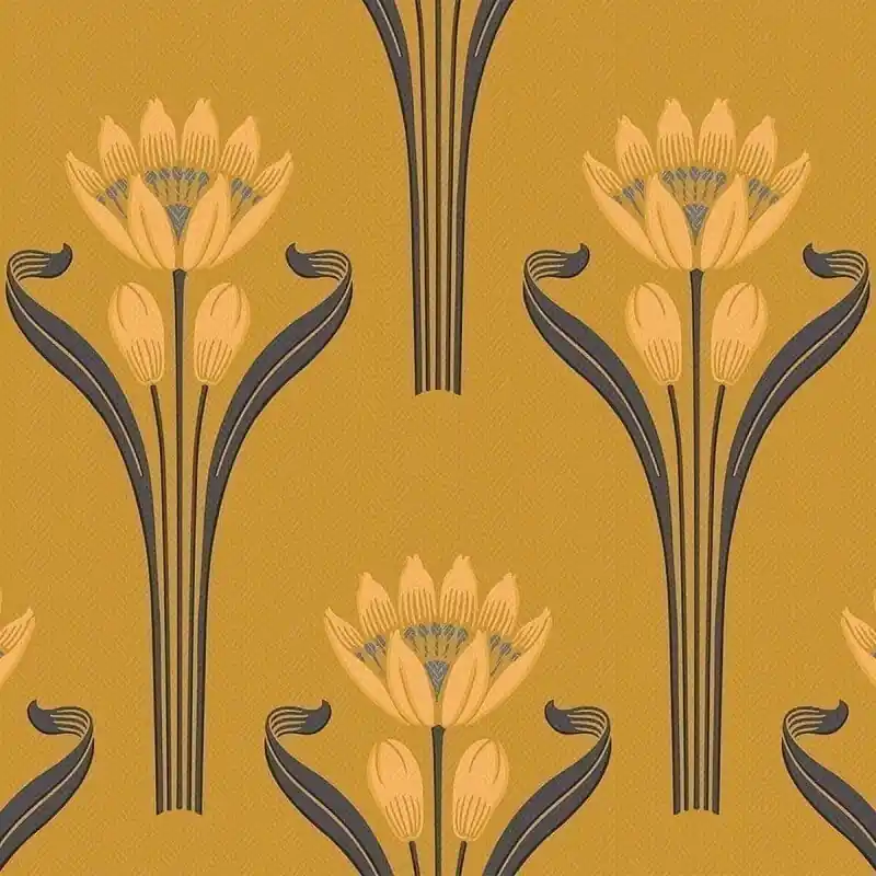 Tapete Tulipes Isidore Leroy Geprüft