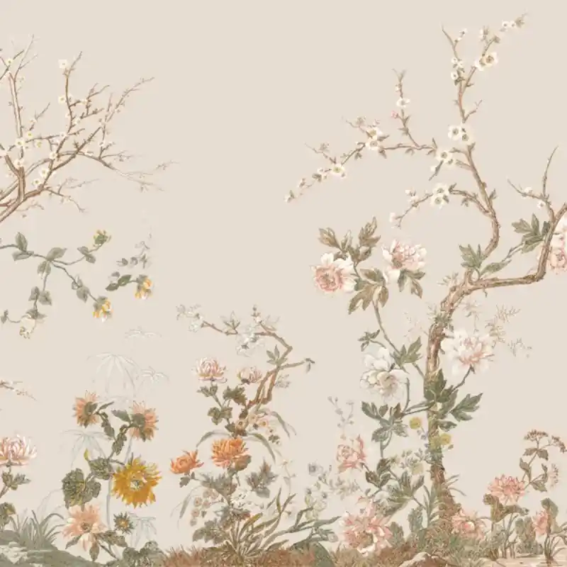 Panoramatapete Décor Japonais Ivoire Le Grand Siècle Preis Gesenkt