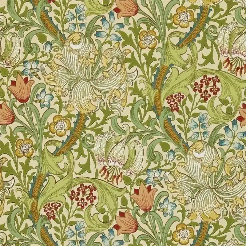 Tapete Golden Lily Pale Morris and Co Sonderangebot