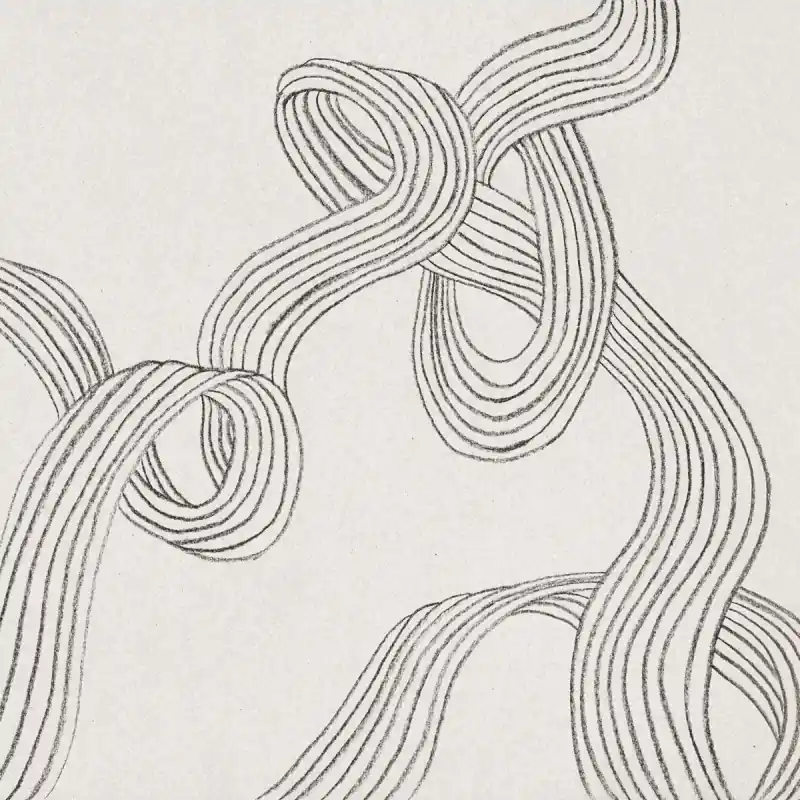 Panoramatapete Stripes Graphite Rebel Walls Must-Have