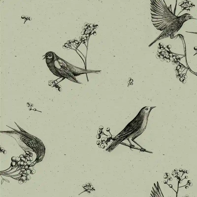 Schnäppchen Tapete Sweet Birds Coordonné