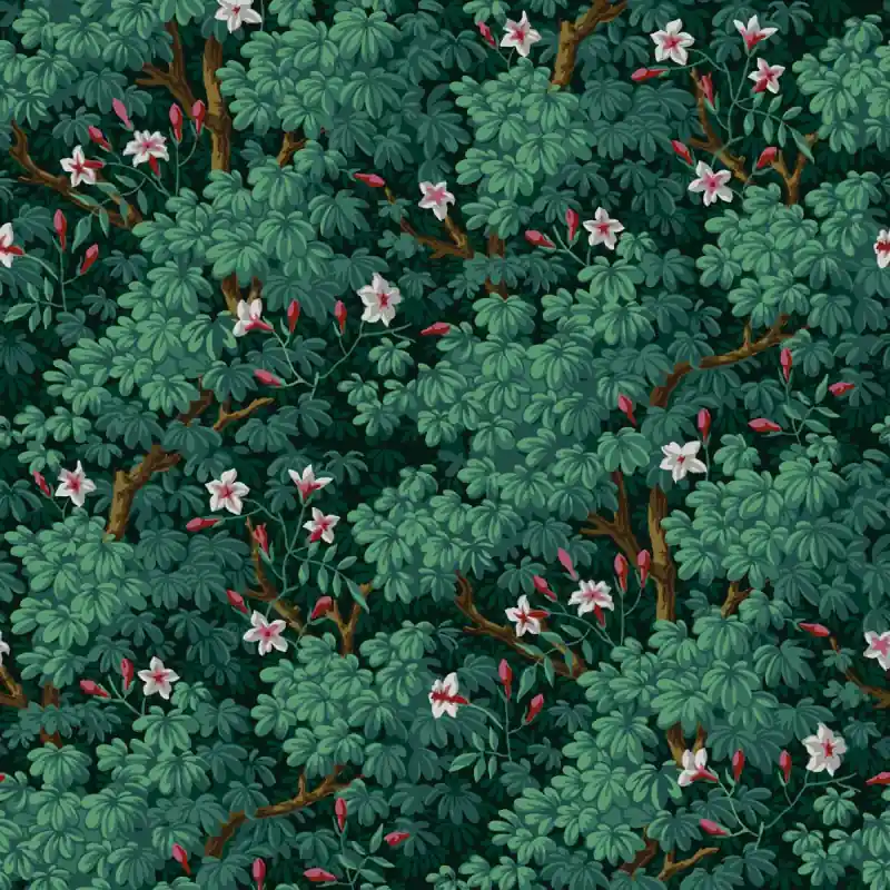 Sofort Bestellen Tapete Sous-Bois Fleuri Original Papier français