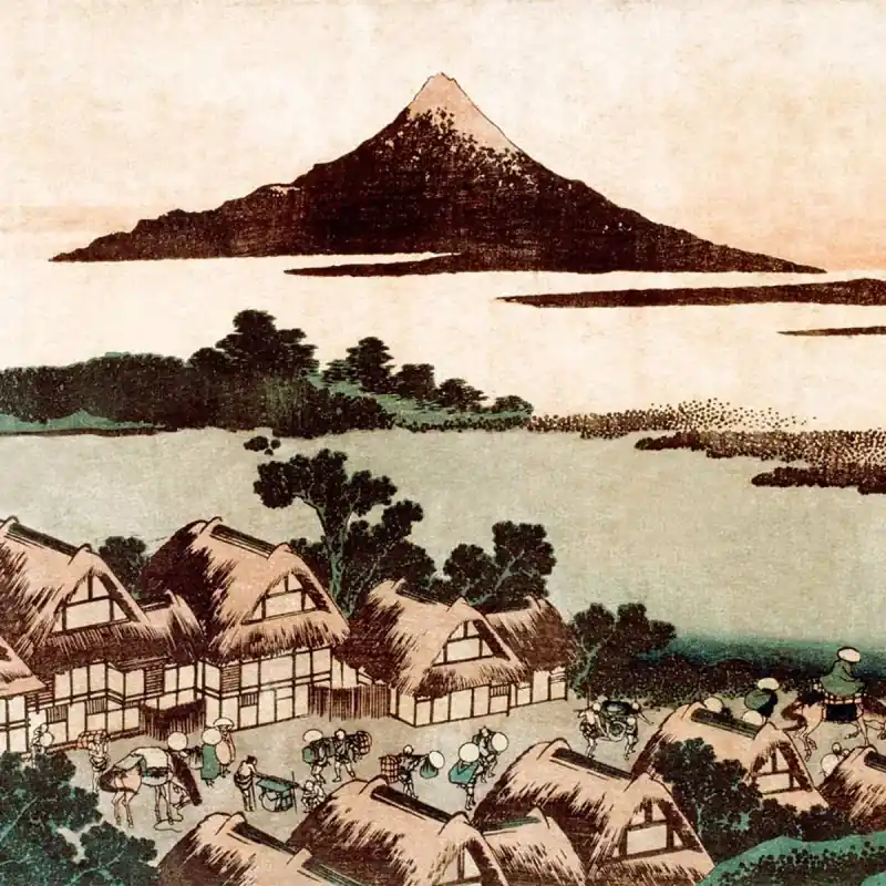 Panoramatapete L‘aube à Isawa Etoffe.com x Agence Musées Nationaux Saisonangebot