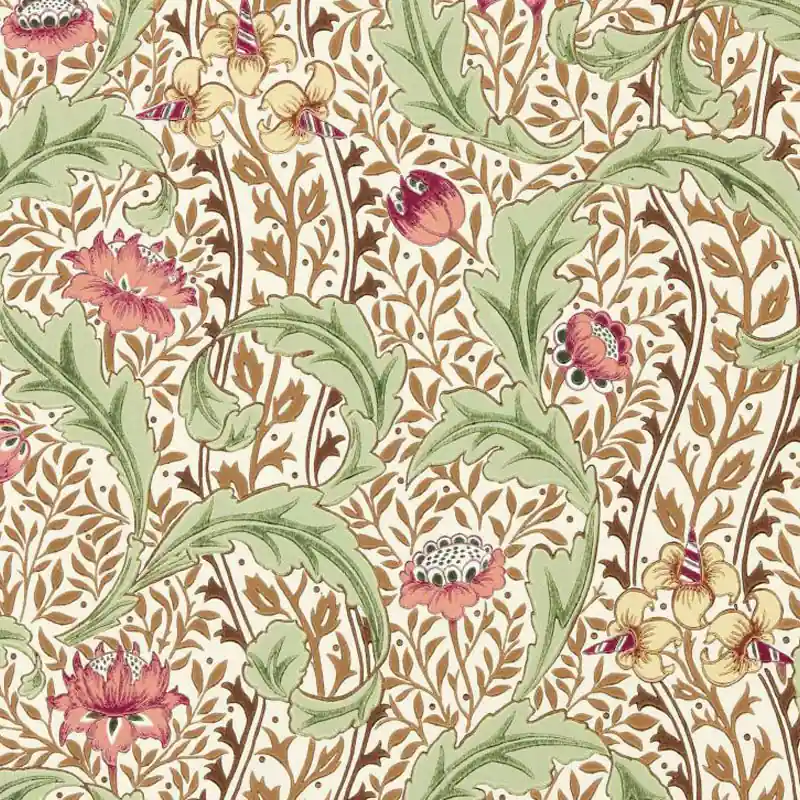 Sichere Zahlung Wild Tulip & Vine Tapete Morris and Co