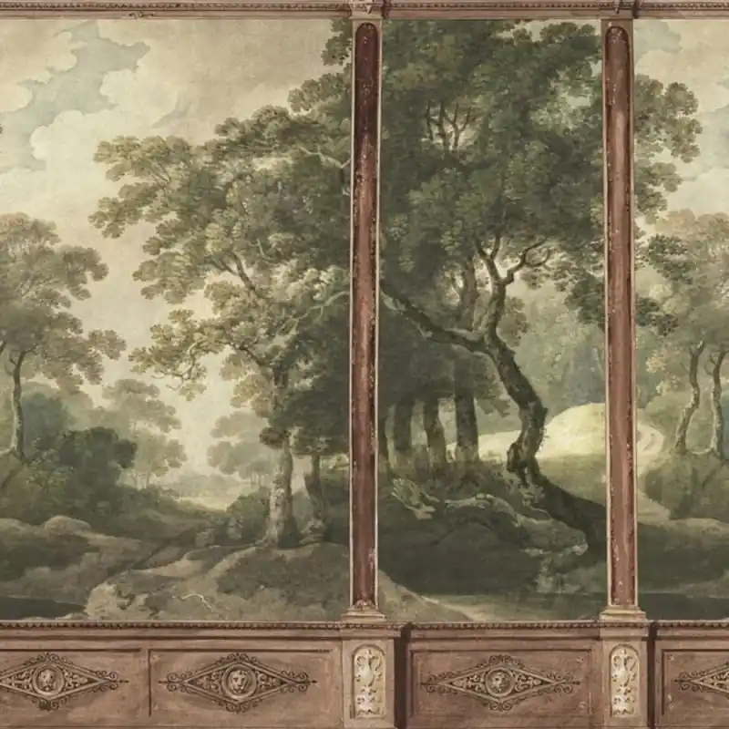 Zertifiziert Tapete Woodland Panels Rebel Walls