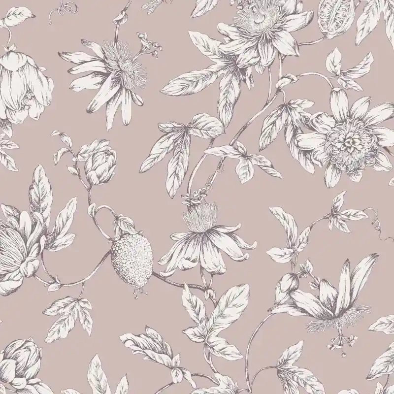 Tapete Passion Flower Toile York Wallcoverings Must-Have