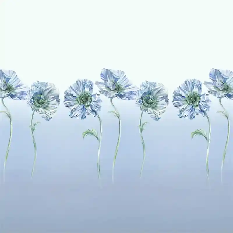 Saisonangebot Panorama-Tapete Mohnblume Designers Guild