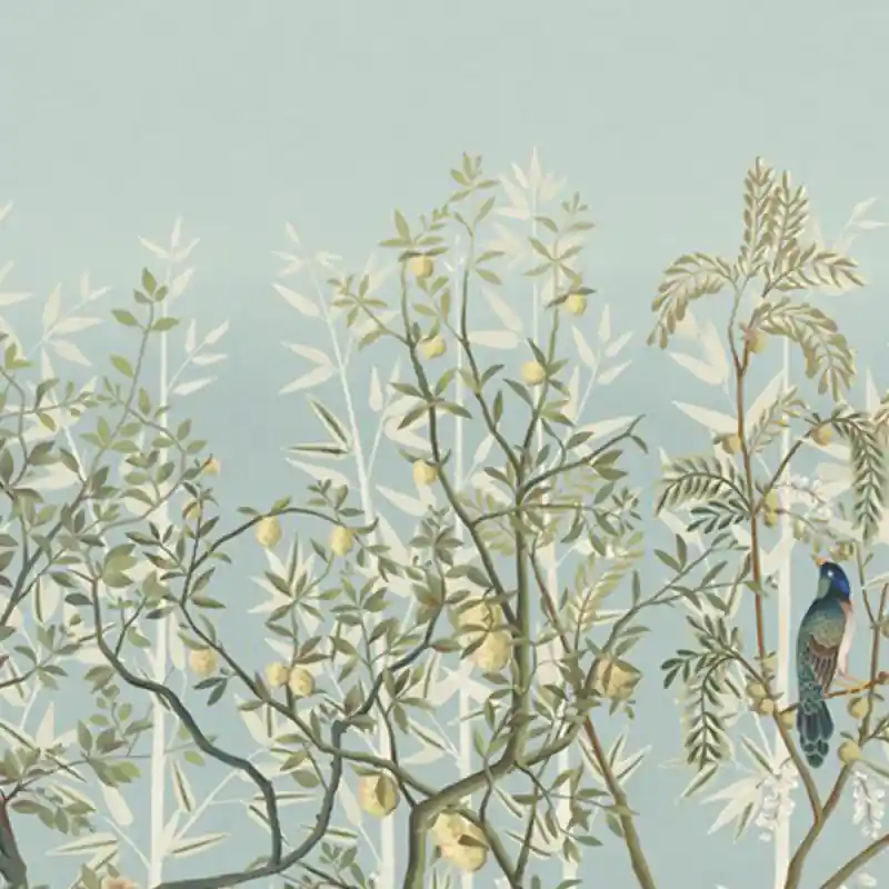 Markenprodukt Panorama-Tapete La Volière Manuel Canovas