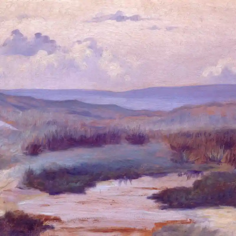 Panoramatapete Mare dans les Dunes Etoffe.com x Agence Musées Nationaux Wochenendangebot