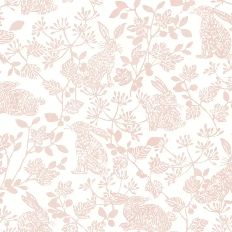 Echt Selbstklebende Tapete Botanical Bunnies York Wallcoverings