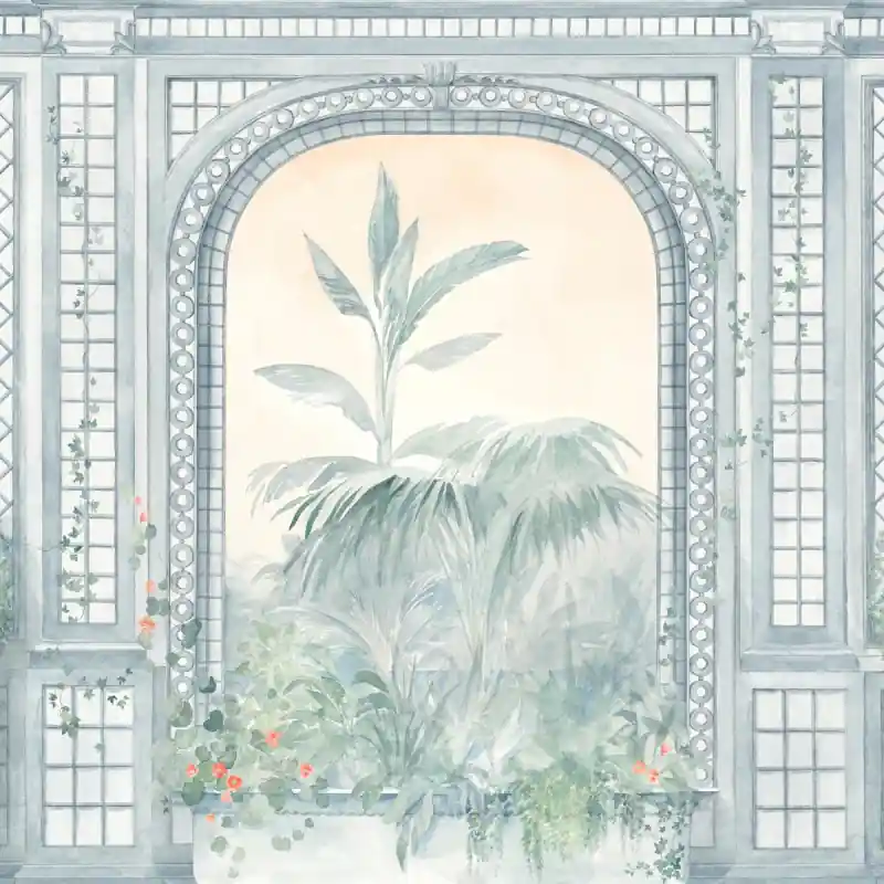 Panoramatapete Jardin de la Reine Les Dominotiers Abverkauf