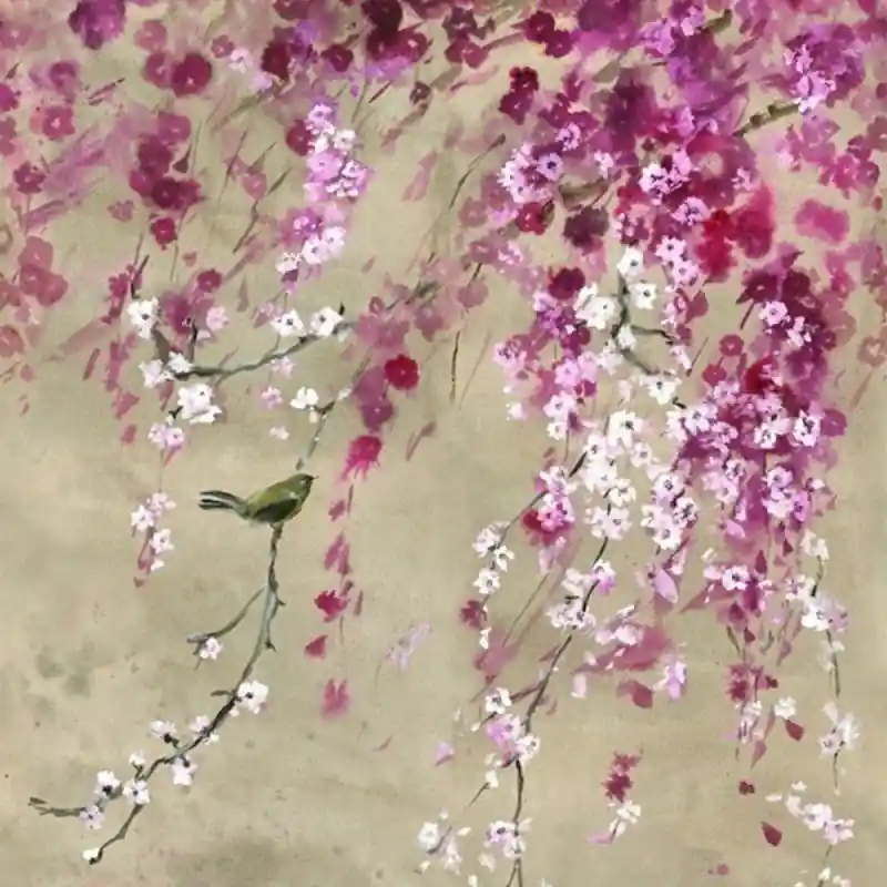 Abverkauf Panoramatapete Shinsha Blossom Scene 1 Designers Guild