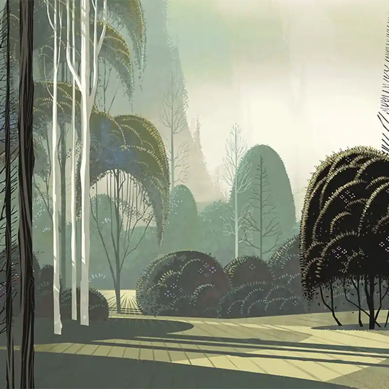 Panoramatapete Le Jardin Mystique Arte Neue Kollektion
