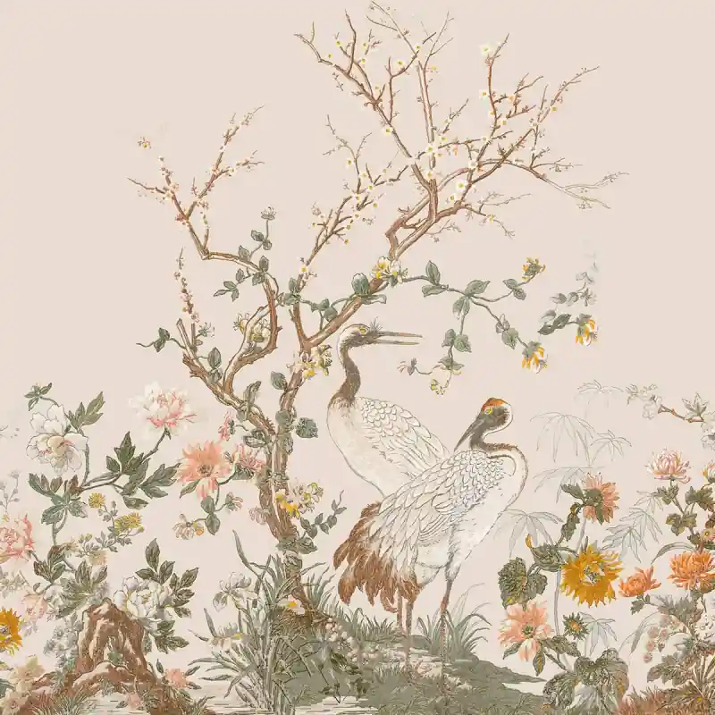 Panoramatapete Grues Japonaises Le Grand Siècle Sonderaktion