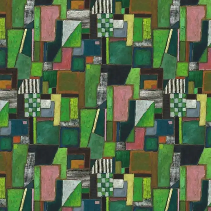 Neuheit Panoramatapete Raku Patchwork Designers Guild