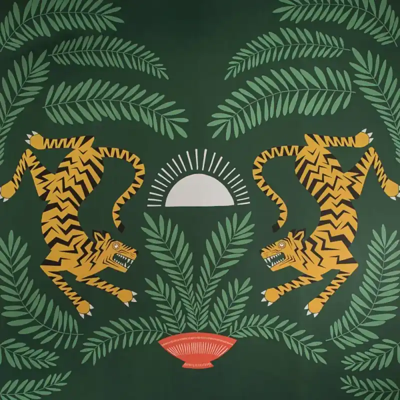 Panoramatapete Tigers & Plants MissPrint Letzte Chance