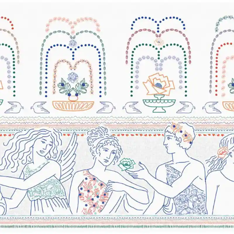 Ausverkauf Panoramatapete Fresque Olympe Maison Martin Morel