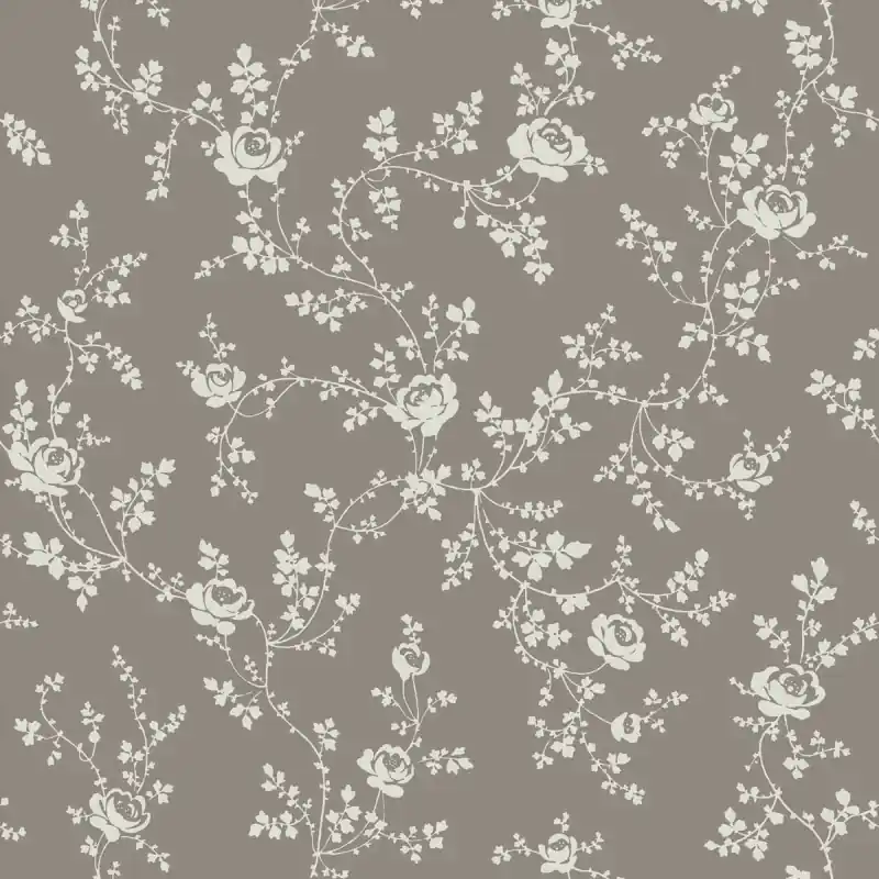 Tapete Rose Blanche Papier français Aktuell