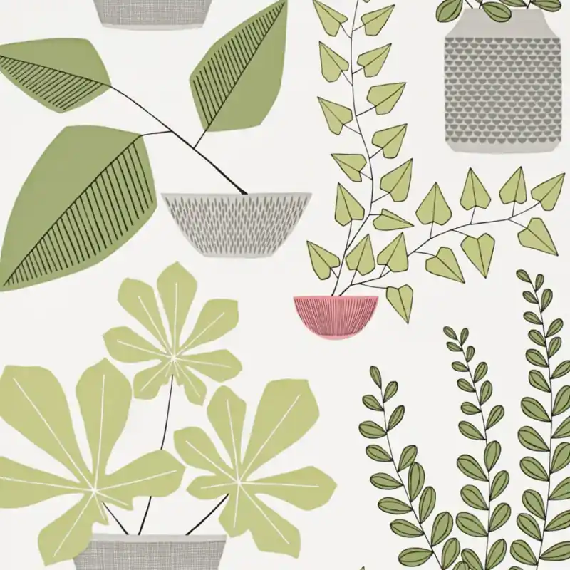 Kracherpreis Tapete House Plants MissPrint