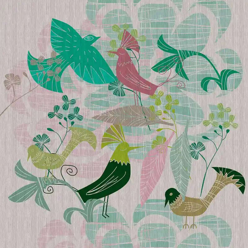 Panoramatapete Birdland Walls by Patel Meistverkauft