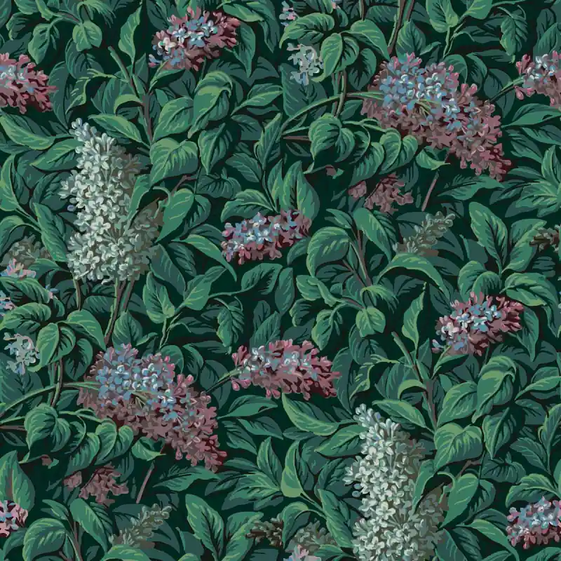 Tapete Lilas Fleuris Papier français Sofort Bestellen