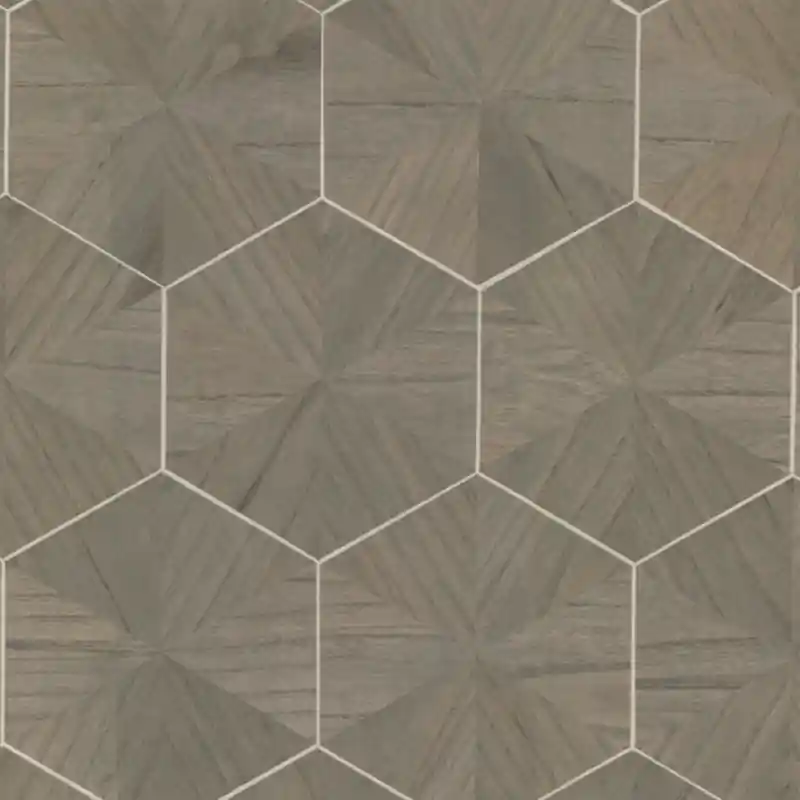 Wandverkleidung Hexagram Wood Veneer York Wallcoverings Aktuell