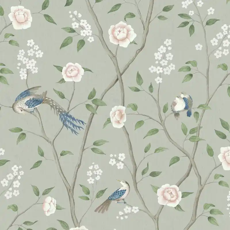 Tapete Paradise Birds Borastapeter Highlight