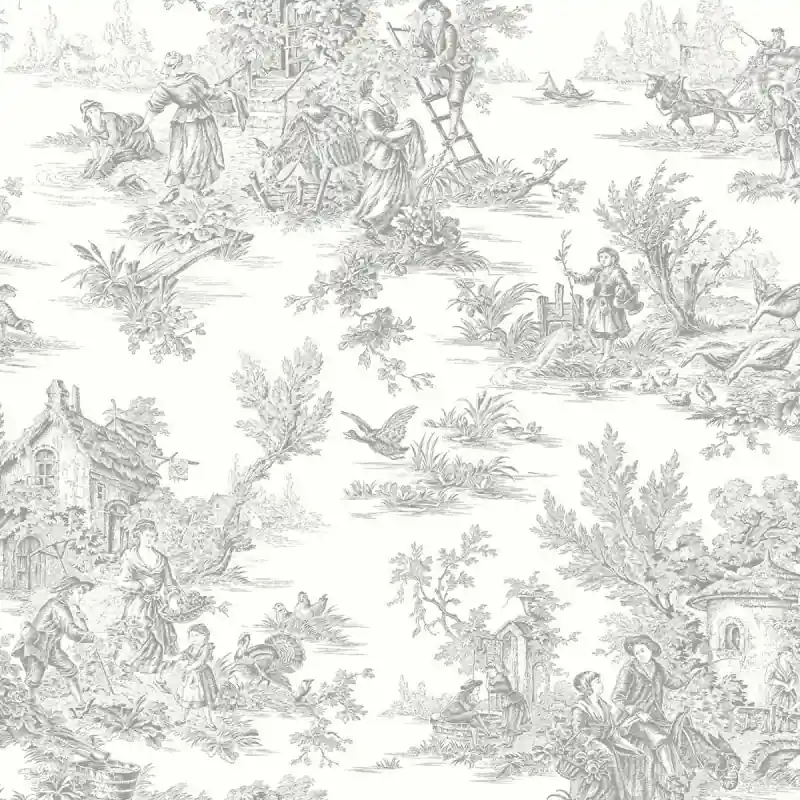 Selbstklebende Tapete Campagne Toile York Wallcoverings Neu