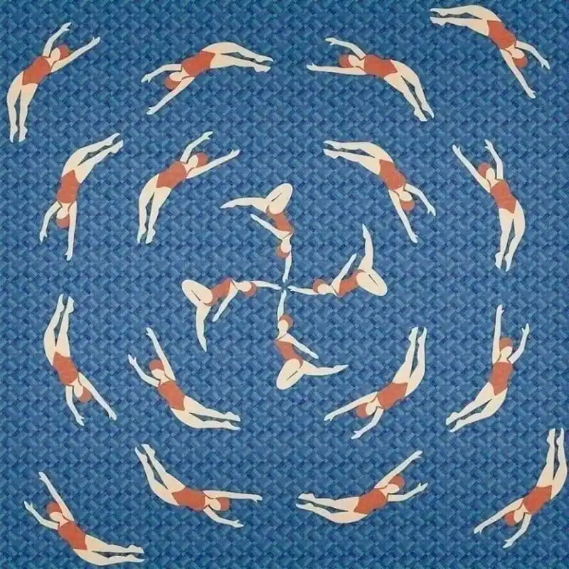 Online Kaufen Panoramatapete Let‘s Dance Swimmers Coordonné
