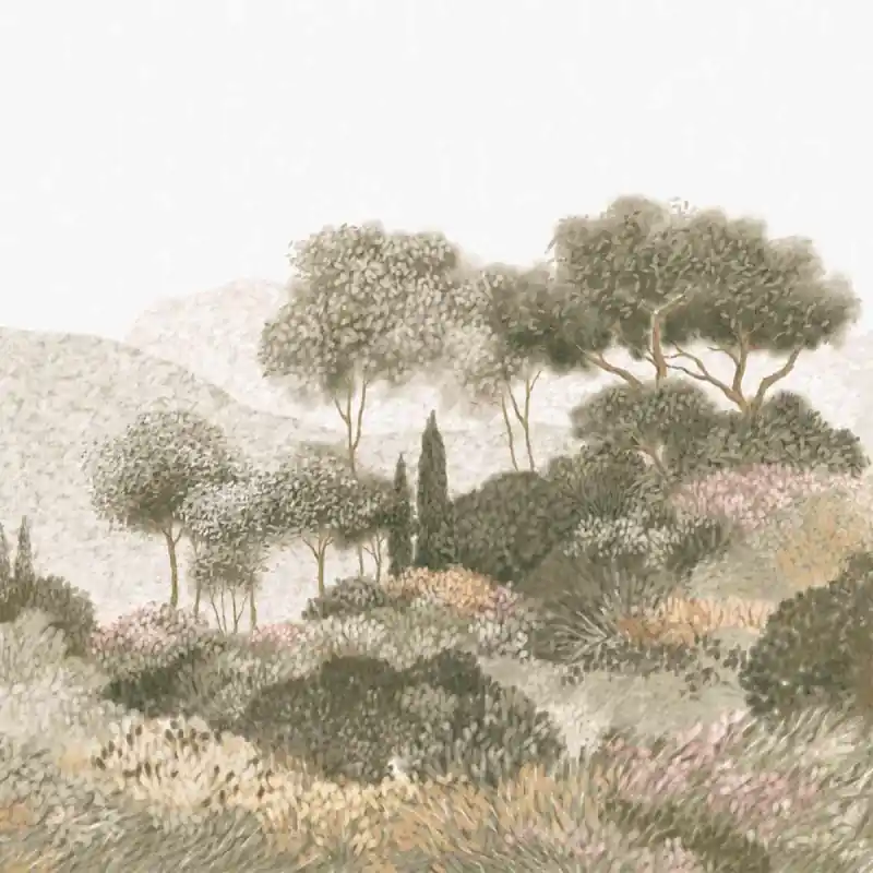 Neue Kollektion Panorama-Tapete Maquis Corse Casamance