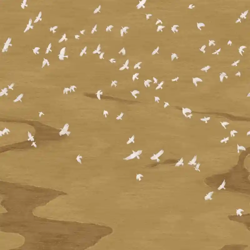 Begrenztes Angebot Panorama-Tapete Migration Casamance