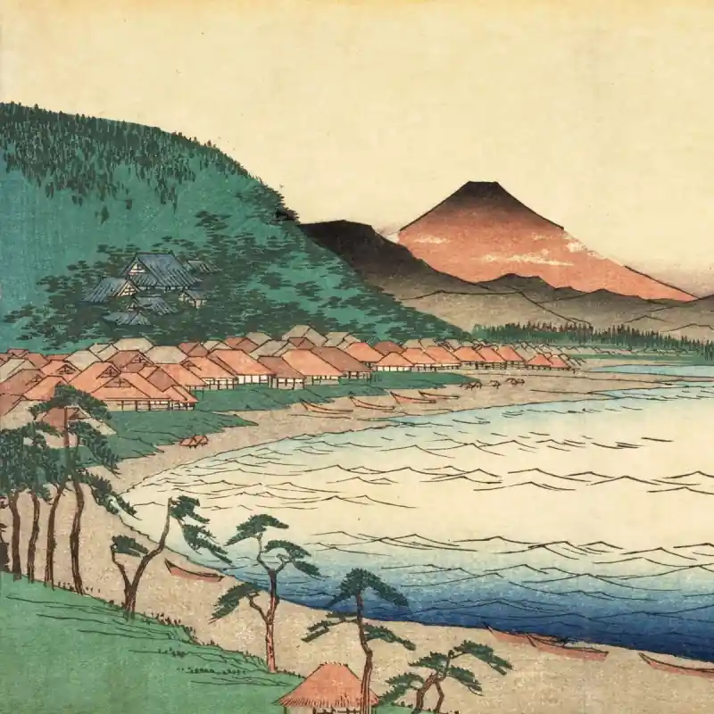 Garantierte Lieferung Panoramatapete Honcho Meishô Etoffe.com x Agence Musées Nationaux