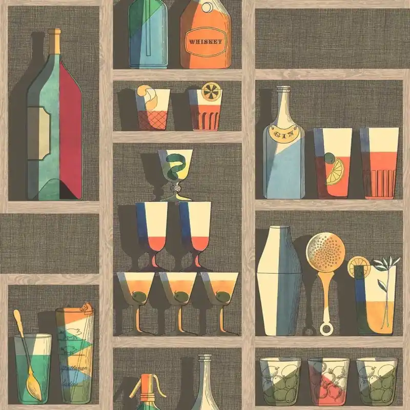 Tapete Cocktails Fornasetti Cole and Son Expressversand