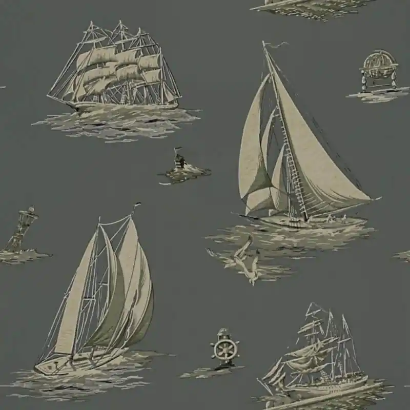 Tapete Down Easter Boats Ralph Lauren Super-Preis