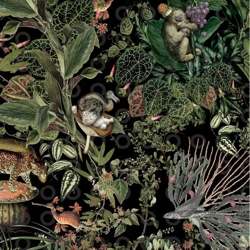 Top-Seller Wandverkleidung Menagerie of Extinct Animals MOOOI by Arte