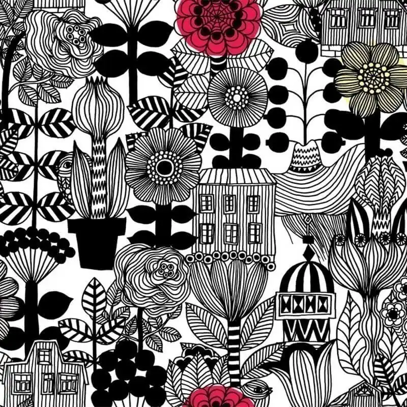 Tapete Lintukoto Marimekko Knallerangebot