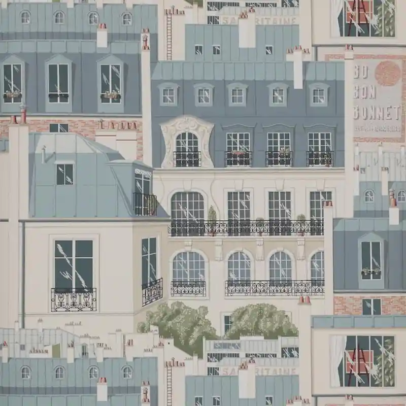 Tapete Les Toits de Paris Manuel Canovas Sonderaktion
