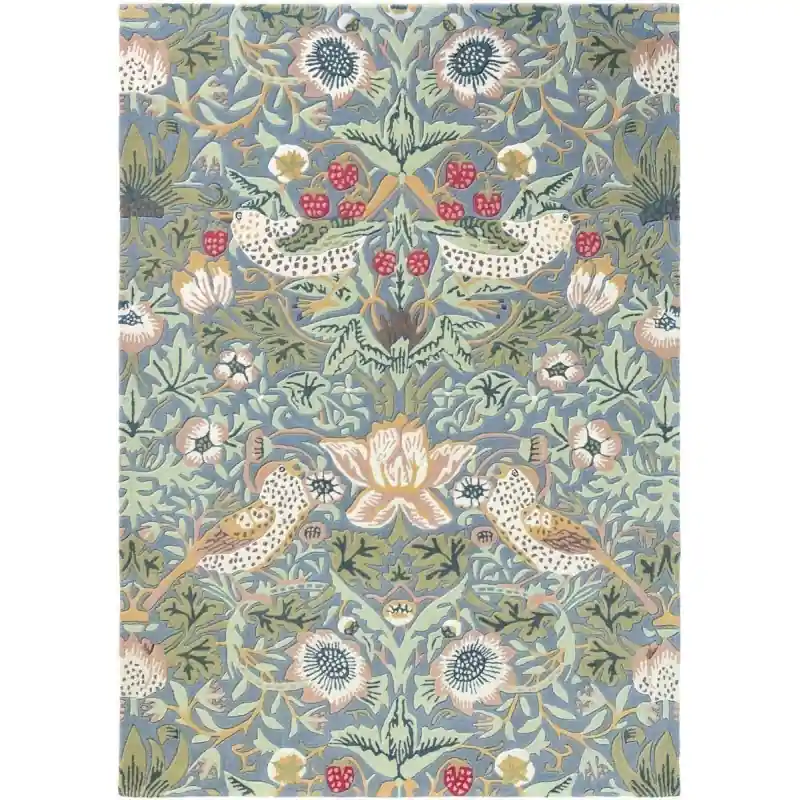 Teppich Strawberry Thief Slate Morris and Co Sale
