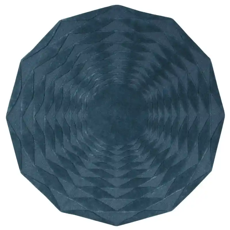 Teppich Polygon bleus Niki Jones Online Kaufen
