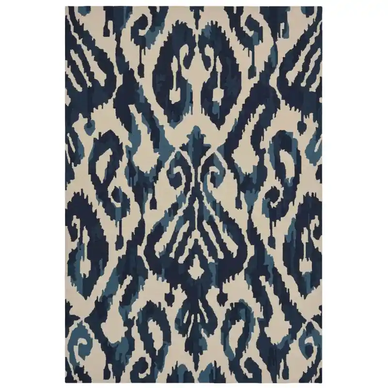 Teppich Kasuri Indigo in-outdoor Sanderson Beliebt