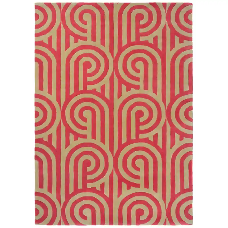 Teppich Turnabouts Claret Florence Broadhurst Schneller Versand