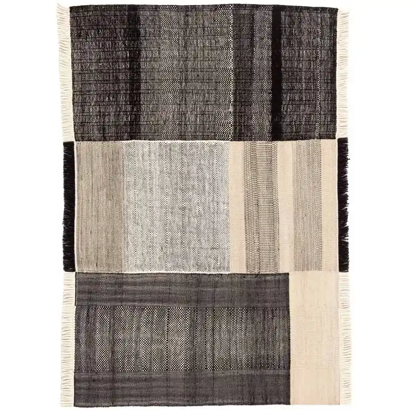 Top-Angebot Teppich Tres Black in-outdoor Nanimarquina