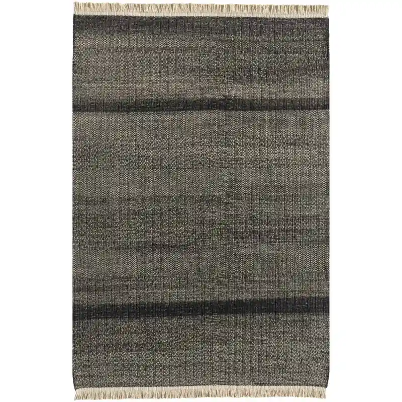Sonderangebot Teppich Tres Texture Black in-outdoor Nanimarquina